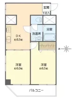 アルテール池袋【5階】の間取り