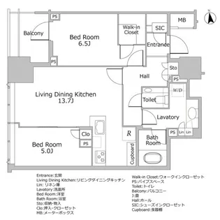 パークコート ザ・三番町ハウス 【4階】の間取り