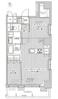 レジェンダリーコート赤羽ANNEX【10階】の間取り