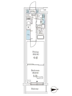 プラネソシエプラス桜台【2階】の間取り