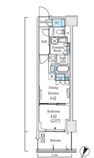 ロイヤルパークス赤羽ノース【4階】の間取り