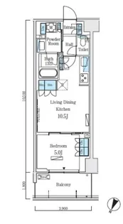 ロイヤルパークス赤羽ノース【4階】の間取り