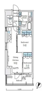 ロイヤルパークス赤羽ノース【5階】の間取り