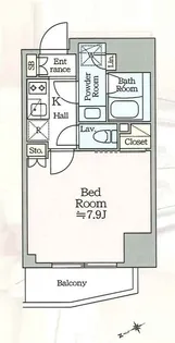アイルグランディール池袋【3階】の間取り