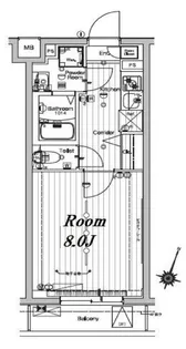 メイクスデザイン池袋パークサイド【4階】の間取り