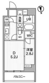 ALTERNA東池袋【6階】の間取り