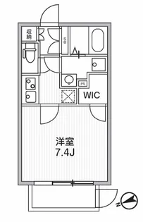 LEGALAND早稲田【1階】の間取り