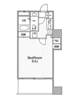 アーバンフラッツ池袋プレミアム【17階】の間取り