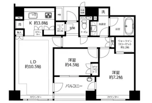 音羽パーク・ホームズ【4階】の間取り