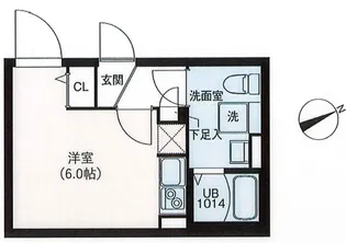 レピュア早稲田レジデンスⅡ【1階】の間取り