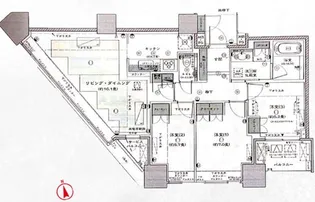 ザ・センター東京【15階】の間取り