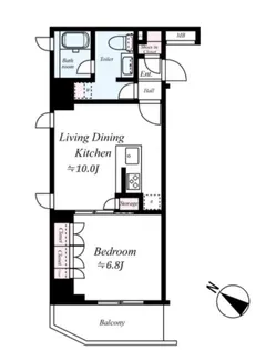 Casa Splendido 小石川【2階】の間取り