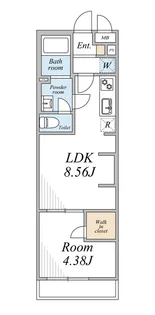 リブリ・ときわ台【1階】の間取り