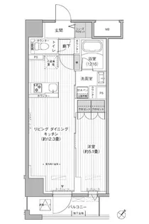メゾン クロロ【7階】の間取り