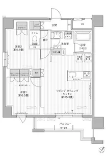 メゾン クロロ【5階】の間取り