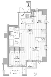 メゾン クロロ【6階】の間取り