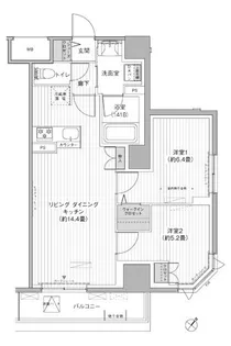 メゾン クロロ【8階】の間取り