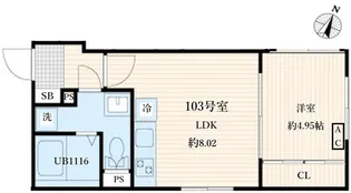 Aglaia要町【1階】の間取り