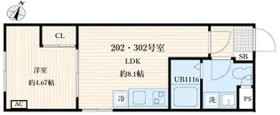 Aglaia要町【2階】の間取り