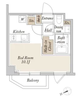 ORSUS新江古田【3階】の間取り