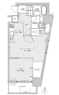 カーサラスク目白台【10階】の間取り