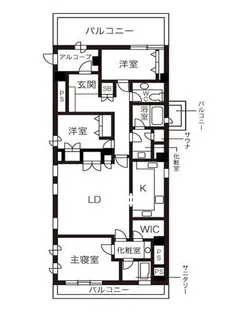 ファーストビュー神楽坂【2階】の間取り