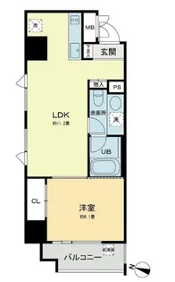 ベルファース本郷弓町【11階】の間取り