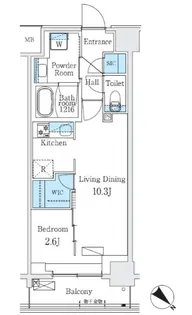 Urban Breeze 巣鴨【9階】の間取り