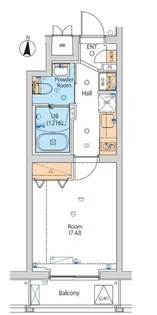 エストゥルース小竹向原【5階】の間取り