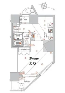 メイクスデザイン西新宿【12階】の間取り