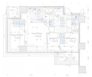 クラッシィタワー新宿御苑【24階】の間取り