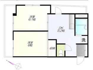 コンフォートイチハラ【4階】の間取り