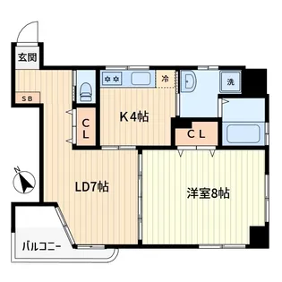 文京ツインタワー【5階】の間取り