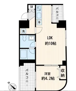 GranDuo小石川【7階】の間取り