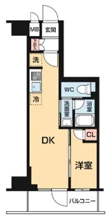 ハーモニーレジデンス大塚山手インサイド【7階】の間取り