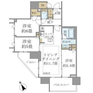 シティハウス東池袋【2階】の間取り
