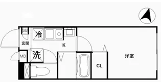CREAL王子South【4階】の間取り