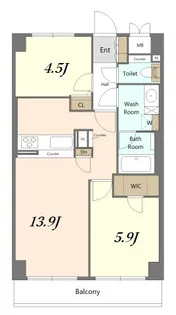オーキッドレジデンス練馬北町【2階】の間取り