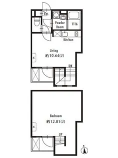 プライマル東新宿の間取り