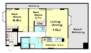 パレータカラ【2階】の間取り