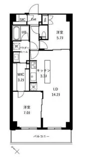 ザ ケンジントン レジデンスときわ台【3階】の間取り