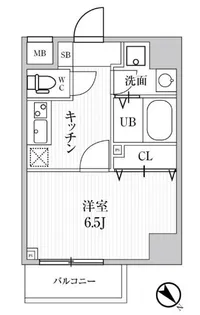 ALTERNA池袋EAST【9階】の間取り