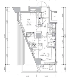 ベルシード東十条ツインズB【7階】の間取り