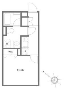 ルーデンス常盤台Ⅲ【3階】の間取り