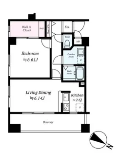 エスコート音羽【5階】の間取り