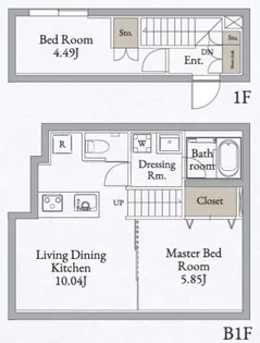 LiveFlat高田馬場の間取り