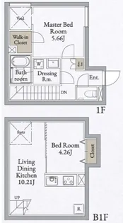 LiveFlat高田馬場の間取り