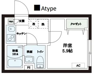 レピュア本郷レジデンス【3階】の間取り