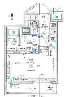 GRAN PASEO神楽坂Ⅱ【2階】の間取り