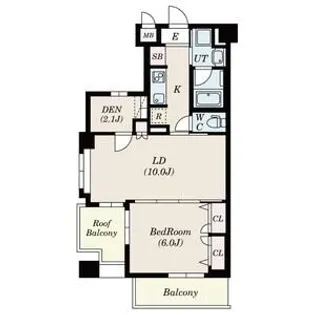 Bris板橋志村【4階】の間取り